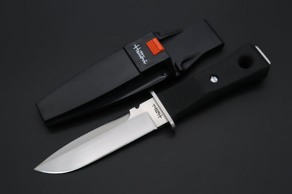 Hattori AK-62 Black Master Diver Knife - japaneseknifedirect.mom