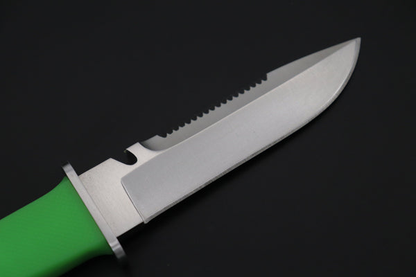 Hattori AK-62G Green Master Diver Knife - japaneseknifedirect.mom
