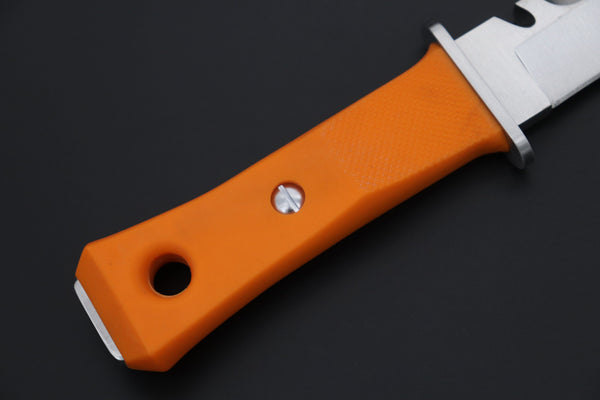 Hattori AK-62O Orange Master Diver Knife - japaneseknifedirect.mom