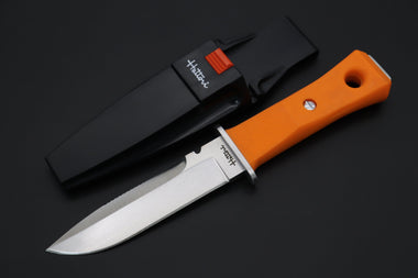 Hattori AK-62O Orange Master Diver Knife - japaneseknifedirect.mom