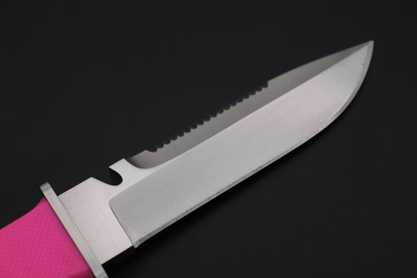 Hattori AK-62P Pink Master Diver Knife - japaneseknifedirect.mom
