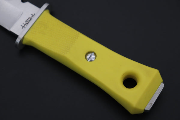 Hattori AK-62Y Yellow Master Diver Knife - japaneseknifedirect.mom