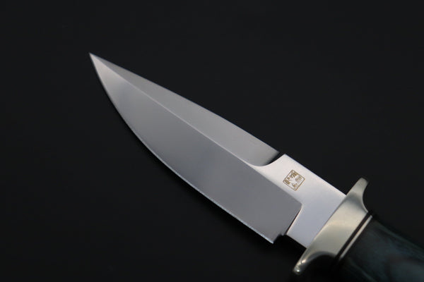 Hattori H-101B Precision Master Utility (VG-10 Blade. Blue Pakka wood handle) - japaneseknifedirect.mom