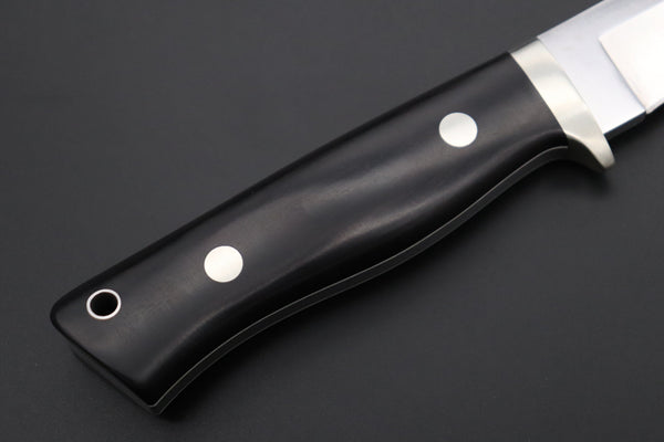 Hattori HT-05B Dream Hunter (Black Wood Micarta Handle) - japaneseknifedirect.mom
