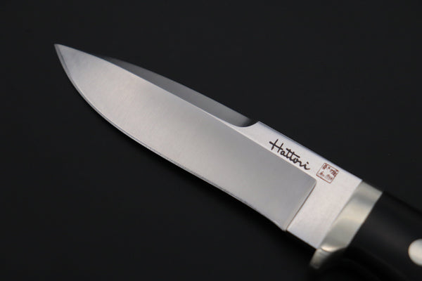 Hattori HT-05B Dream Hunter (Black Wood Micarta Handle) - japaneseknifedirect.mom