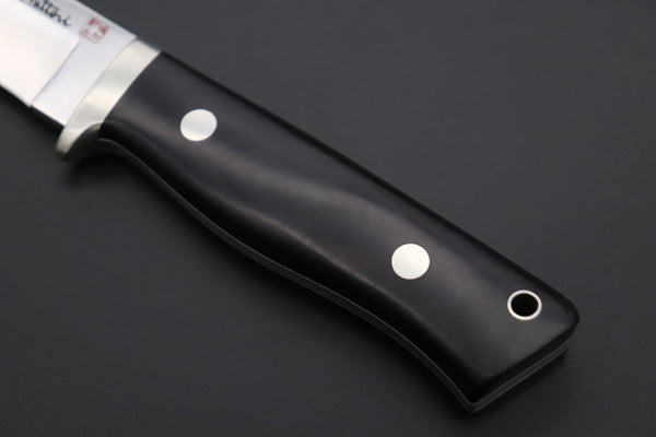 Hattori HT-05B Dream Hunter (Black Wood Micarta Handle) - japaneseknifedirect.mom