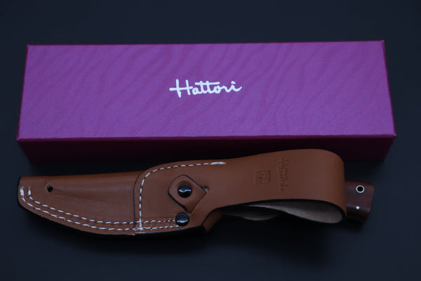 Hattori HT-70CF Urbane Hunters (Cocobolo Wood Handle) - japaneseknifedirect.mom