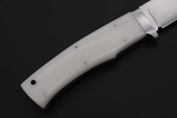 Hattori HT-70DF Urbane Hunters (Dupont White Corian Handle) - japaneseknifedirect.mom