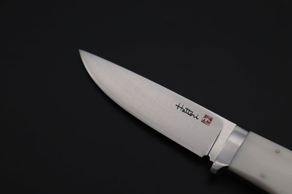 Hattori HT-70DF Urbane Hunters (Dupont White Corian Handle) - japaneseknifedirect.mom