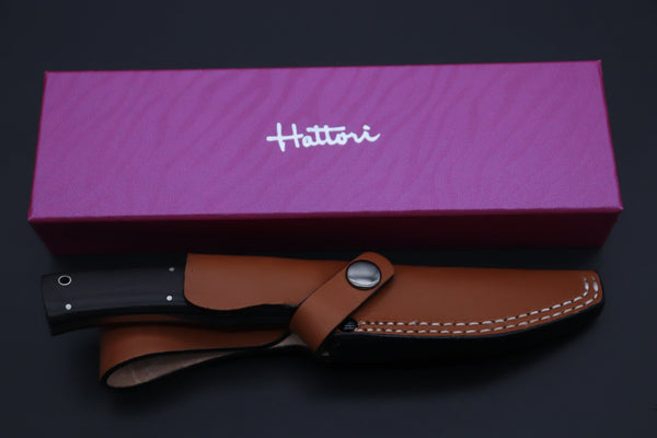 Hattori HT-70EF Urbane Hunters (Ebony Wood Handle) - japaneseknifedirect.mom