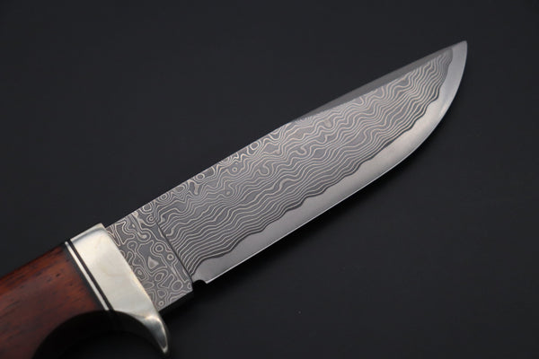 Hattori KD30-104 Cowry X Damascus Perfect Hunter - japaneseknifedirect.mom