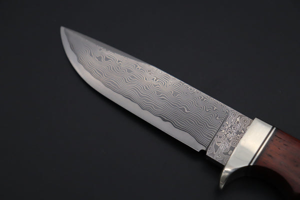 Hattori KD30-104 Cowry X Damascus Perfect Hunter - japaneseknifedirect.mom