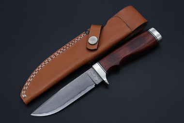 Hattori KD30-104 Cowry X Damascus Perfect Hunter - japaneseknifedirect.mom