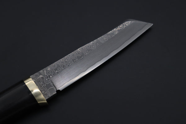 Hattori KD30-3717  Cowry X Damascus Tanto - japaneseknifedirect.mom