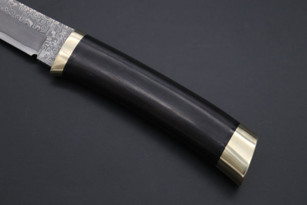 Hattori KD30-3717  Cowry X Damascus Tanto - japaneseknifedirect.mom