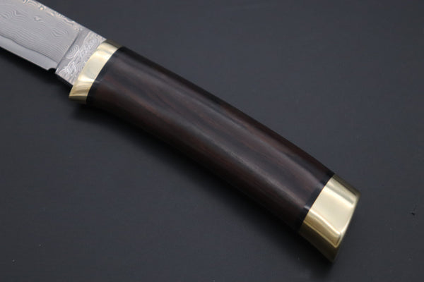 Hattori KD30-3718  Cowry X Damascus Classic Utility Hunter - japaneseknifedirect.mom