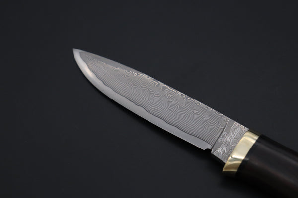 Hattori KD30-3718  Cowry X Damascus Classic Utility Hunter - japaneseknifedirect.mom