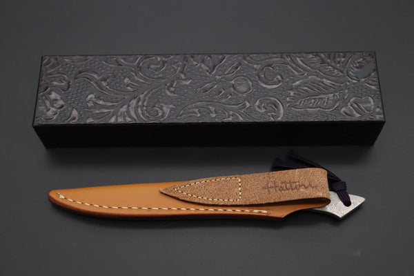 Hattori KD30-AJIME-1 Cowry X Damascus Little Utility - japaneseknifedirect.mom