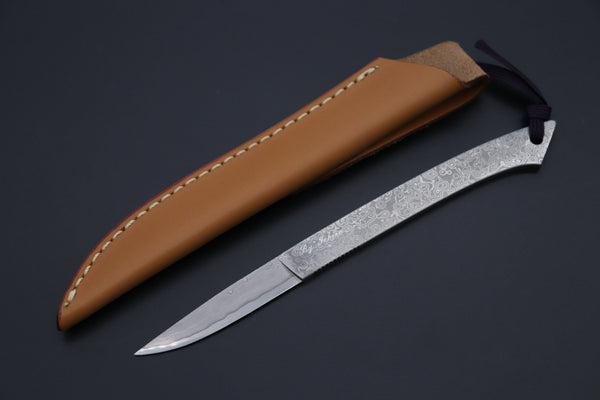 Hattori KD30-AJIME-1 Cowry X Damascus Little Utility - japaneseknifedirect.mom