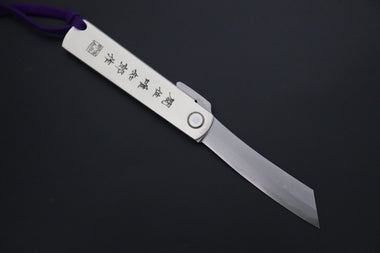 Hattori KD30-HIGO Cowry X Damascus "Elegant Edition" Higonokami Folding Knife - japaneseknifedirect.mom