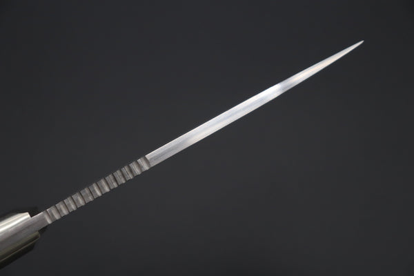 Hattori KD30-雅MIYABI (Cowry X Damascus Ultimate Edition, African Ebonywood Handle, KD30雅E) - japaneseknifedirect.mom