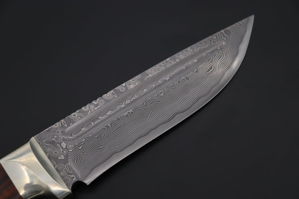 Hattori KD30-雅MIYABI (Cowry X Damascus Ultimate Edition, Cocobolowood Handle, KD30雅C) - japaneseknifedirect.mom