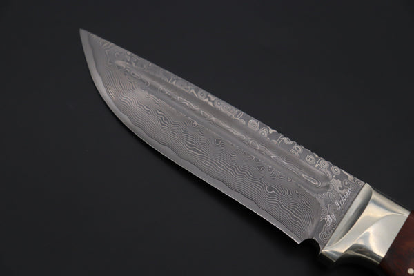 Hattori KD30-雅MIYABI (Cowry X Damascus Ultimate Edition, Cocobolowood Handle, KD30雅C) - japaneseknifedirect.mom