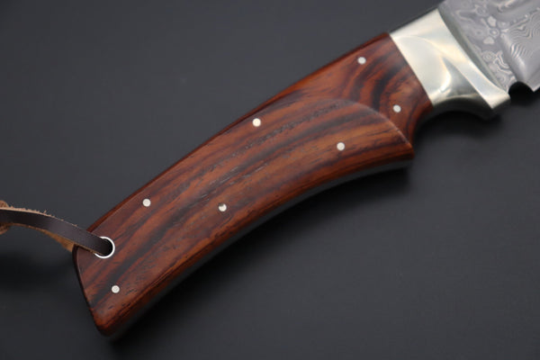 Hattori KD30-雅MIYABI (Cowry X Damascus Ultimate Edition, Cocobolowood Handle, KD30雅C) - japaneseknifedirect.mom