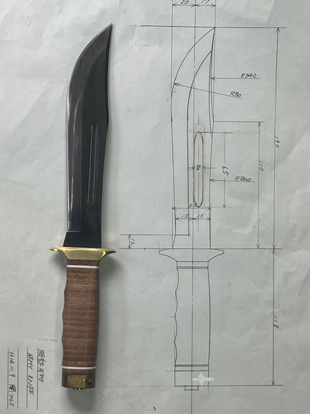 Hattori Limited Edition "Vietnam War 50th Anniversary" USMC Force Recon Knife - japaneseknifedirect.mom