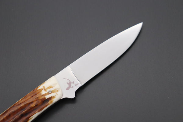 Hattori 傘 SAN-GECKO Limited Edition GECKO-19C Little Stag Custom Hunter (Stag Handle)