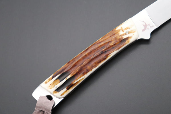 Hattori 傘 SAN-GECKO Limited Edition GECKO-19C Little Stag Custom Hunter (Stag Handle)