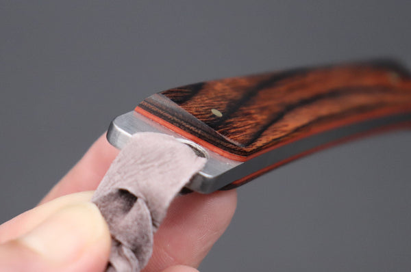 Hattori 傘 SAN-GECKO Limited Edition GECKO-20A Custom Little Woody Hunter (Mahogany Wood Handle)