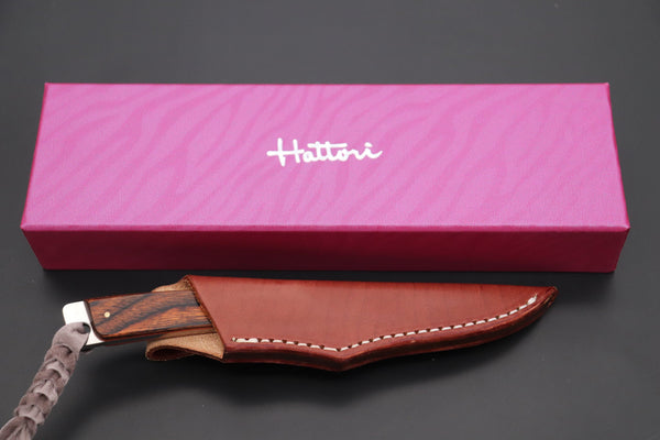 Hattori 傘 SAN-GECKO Limited Edition GECKO-20B Custom Little Woody Hunter (Mahogany Wood Handle)