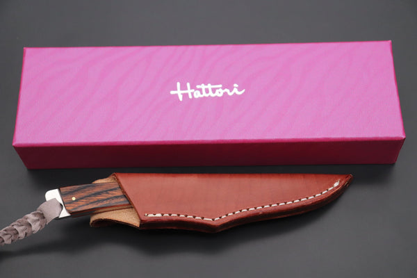 Hattori 傘 SAN-GECKO Limited Edition GECKO-20C Custom Little Woody Hunter (Mahogany Wood Handle)