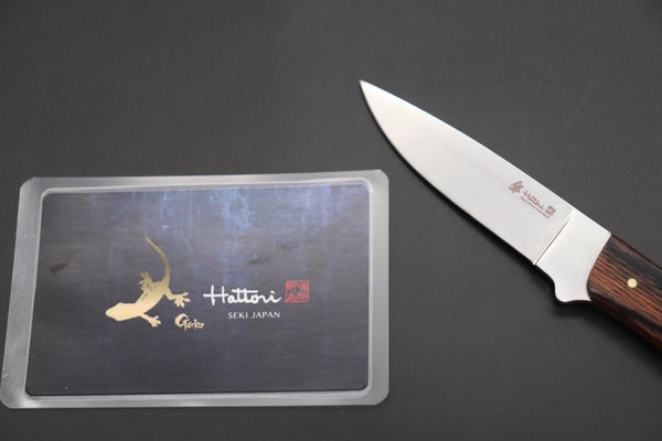 Hattori 傘 SAN-GECKO Limited Edition GECKO-20E Custom Little Woody Hunter (Mahogany Wood Handle)