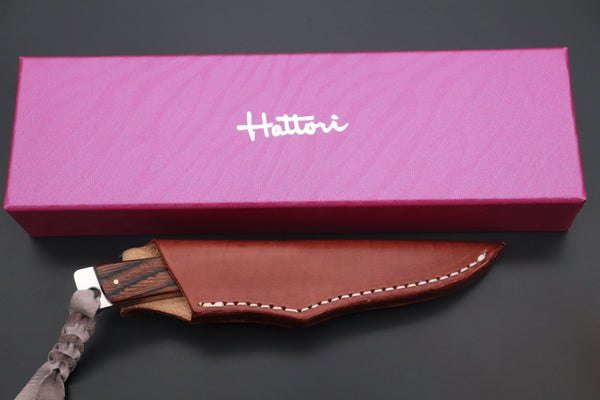 Hattori 傘 SAN-GECKO Limited Edition GECKO-20E Custom Little Woody Hunter (Mahogany Wood Handle)