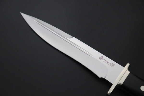 Hattori 傘 SAN-GECKO Limited Edition GECKO-24 Premium Big Fighter (African Ebonywood Handle) - japaneseknifedirect.mom
