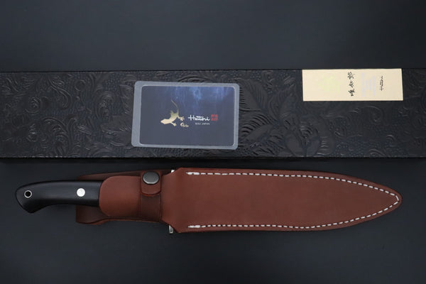 Hattori 傘 SAN-GECKO Limited Edition GECKO-24 Premium Big Fighter (African Ebonywood Handle) - japaneseknifedirect.mom