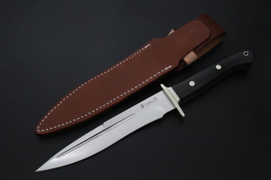 Hattori 傘 SAN-GECKO Limited Edition GECKO-24 Premium Big Fighter (African Ebonywood Handle) - japaneseknifedirect.mom