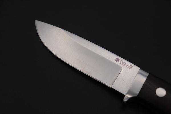 Hattori 傘 SAN-GECKO Limited Edition GECKO-25 Master Hunter (Red Sandalwood Handle) - japaneseknifedirect.mom