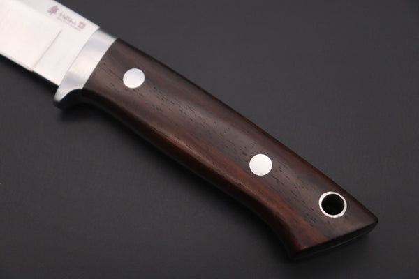 Hattori 傘 SAN-GECKO Limited Edition GECKO-25 Master Hunter (Red Sandalwood Handle) - japaneseknifedirect.mom