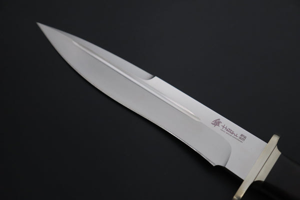 Hattori 傘 SAN-GECKO Limited Edition GECKO-28 Premium Big Fighter (Desert Ironwood Handle) - japaneseknifedirect.mom