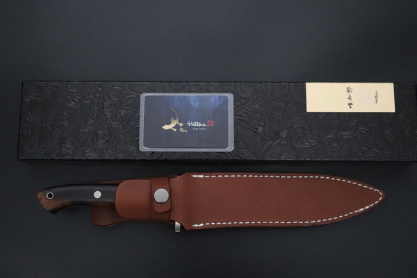 Hattori 傘 SAN-GECKO Limited Edition GECKO-28 Premium Big Fighter (Desert Ironwood Handle) - japaneseknifedirect.mom