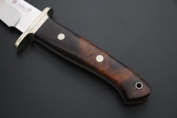 Hattori 傘 SAN-GECKO Limited Edition GECKO-28 Premium Big Fighter (Desert Ironwood Handle) - japaneseknifedirect.mom