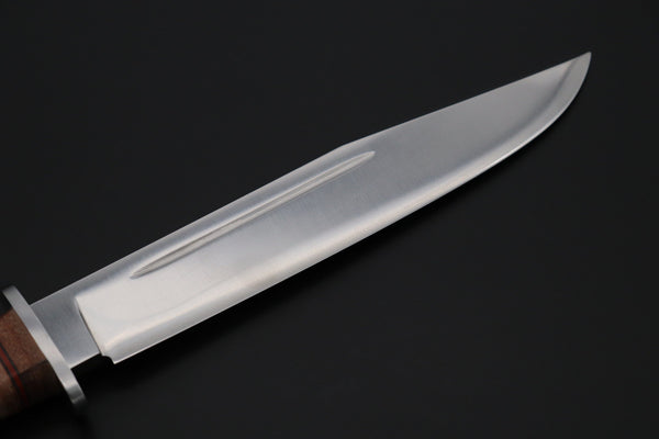 Hattori 傘 SAN-GECKO Limited Edition GECKO-30 Red Bowie Hunter (Convex Ground) - japaneseknifedirect.mom