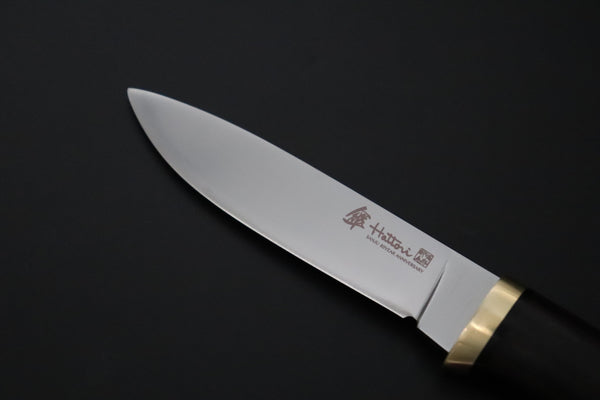 Hattori 傘 SAN-GECKO Limited Edition GECKO-34 Classic Utility (Ebonywood Handle) - japaneseknifedirect.mom