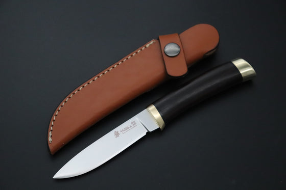 Hattori 傘 SAN-GECKO Limited Edition GECKO-34 Classic Utility (Ebonywood Handle) - japaneseknifedirect.mom