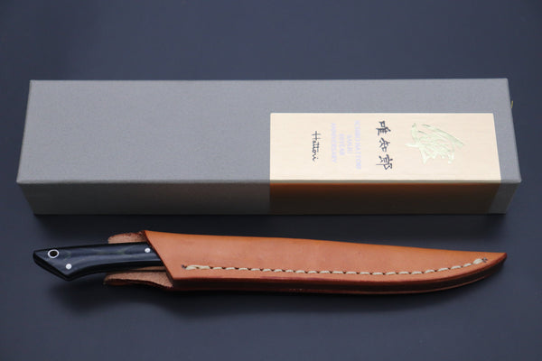 Hattori 傘 SAN Limited Edition SAN-101 Little Fisherman's Utility “Custom Black Micarta Handle”