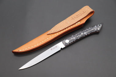 Hattori 傘 SAN Limited Edition SAN-102 Little Fisherman's Utility (Custom "SNOW IN THE DARK" Dupont Corian® Handle)