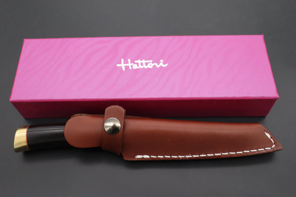 Hattori 傘 SAN Limited Edition SAN-103 "Cowry X Damascus Classic Tanto"